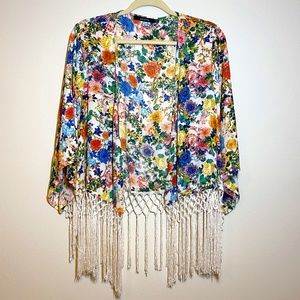 ARK & CO Floral Kimono Medium